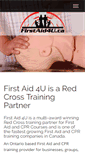 Mobile Screenshot of firstaid4u.org