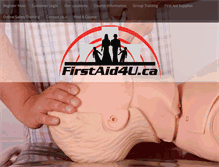 Tablet Screenshot of firstaid4u.org